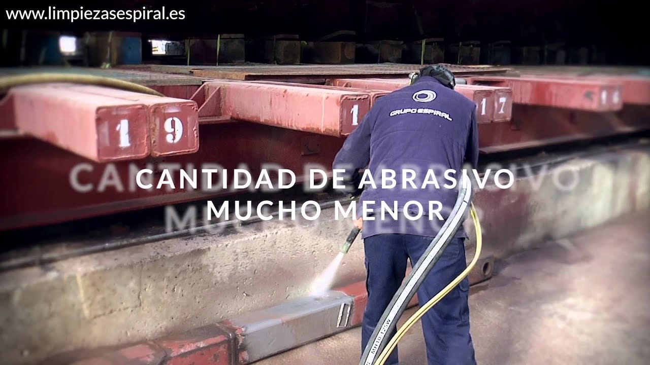 Servicio de limpieza con chorro de arena en Alicante
