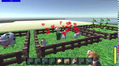 Unity Progress #23: Feeding Animals!