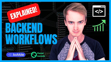Why use backend workflows for your Bubble app? | Bubble.io Tutorials | Planetnocode.com