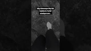 Bazı Haklar Helal Edilmez