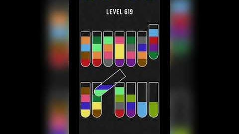 Water sort puzzle level 619
