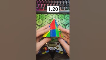 Pyraminx Solve of the Day 11/18 - 1.20 #pyraminx #rubikscube #cubing #speedcubing #puzzle #shorts
