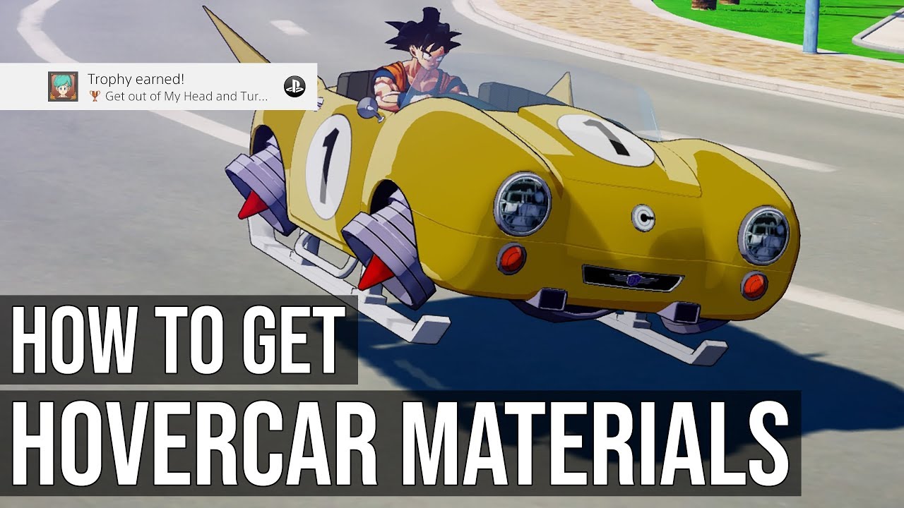 Hovercar Materials How To Build The Hovercar Dragon Ball Z Kakarot Youtube