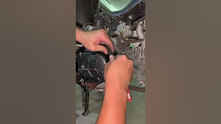 Cách thay dây tăng áp xe máy