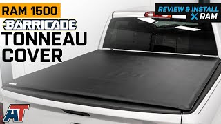 2009-2018 RAM 1500 Barricade Soft Roll Up Tonneau Cover Review & Install screenshot 5
