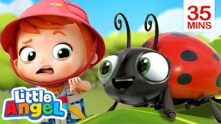 Bugs, Bugs, Go Away Bugs! + More | Little Angel Kids Songs \& Nursery Rhymes