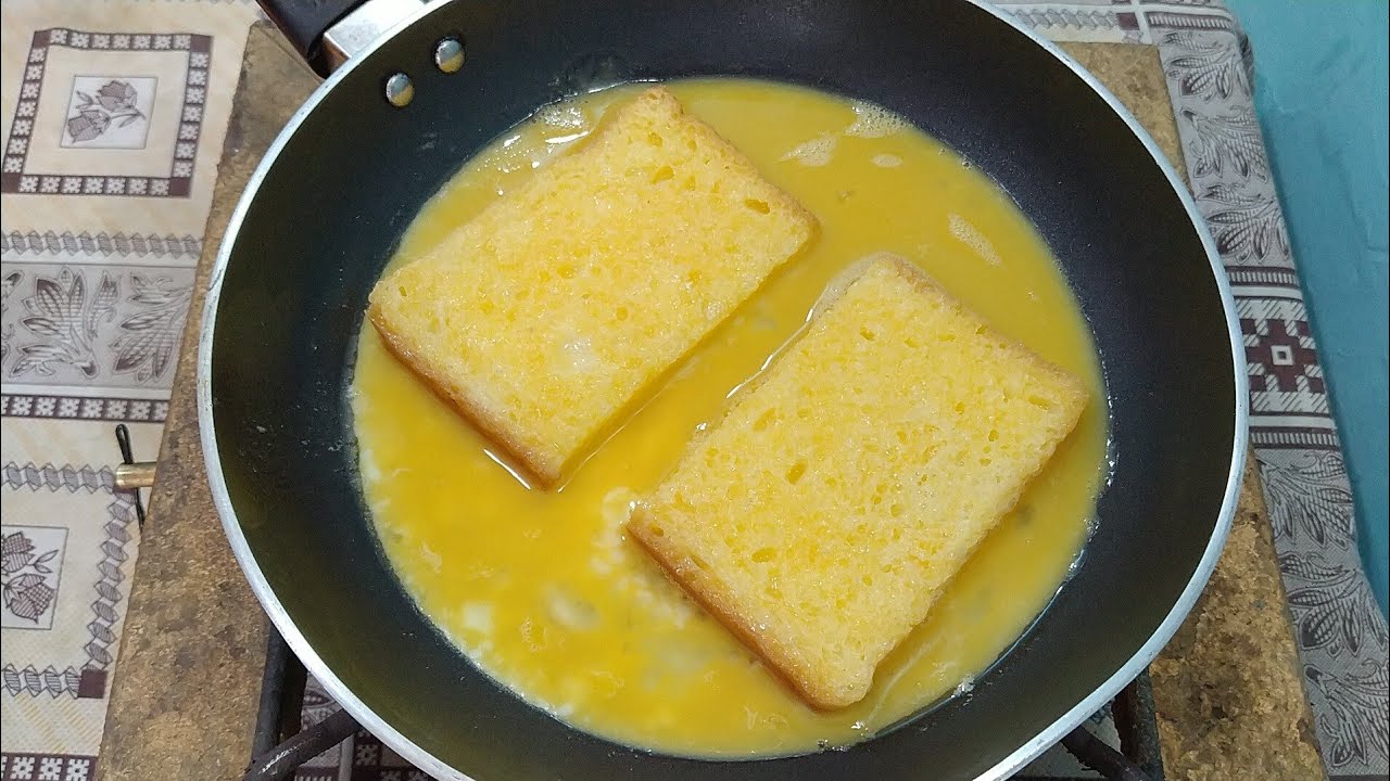 How to Make One Pan Egg Toast French Toast Omelette Sandwich Faria Ali Kitchen With Faria