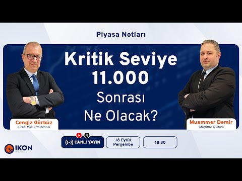 🔴 Piyasa Notları | 18 Eylül  2025 | Kritik Seviye 11.000! Sonrası Ne Olacak?