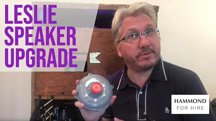 Upgrading the treble driver on a Leslie 145 speake...