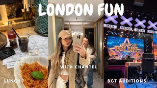 LONDON VLOG! BRITAINS GOT TALENT AUDITIONS 2024