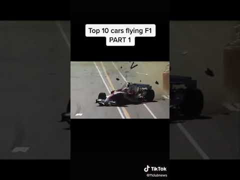 Top 10 Cars Flying F1 Part 1