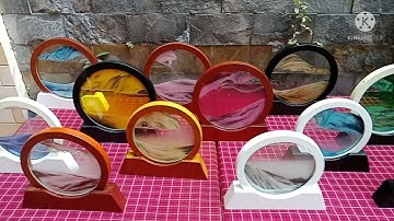 Tranh cát chuyển động # sand picture #moving sand art