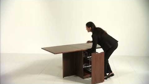 Danish Living Gateleg Dining Table Product Demonstration From Wharfside