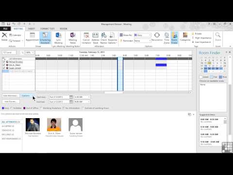 ვიდეო: როგორ შევქმნა რესურსების გრაფიკი Outlook 2013-ში?