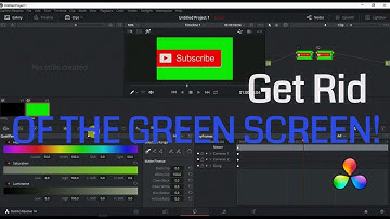 How To: Remove A Green Screen In DavinCI Resolve 14!