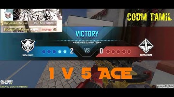 1 v 5 Ace Search and Destroy | Legendary Ranked | CODM | #shorts #codm