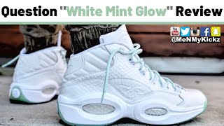 Reebok Question Mid EE 'White Mint Glow' Review + On Foot · CM9417