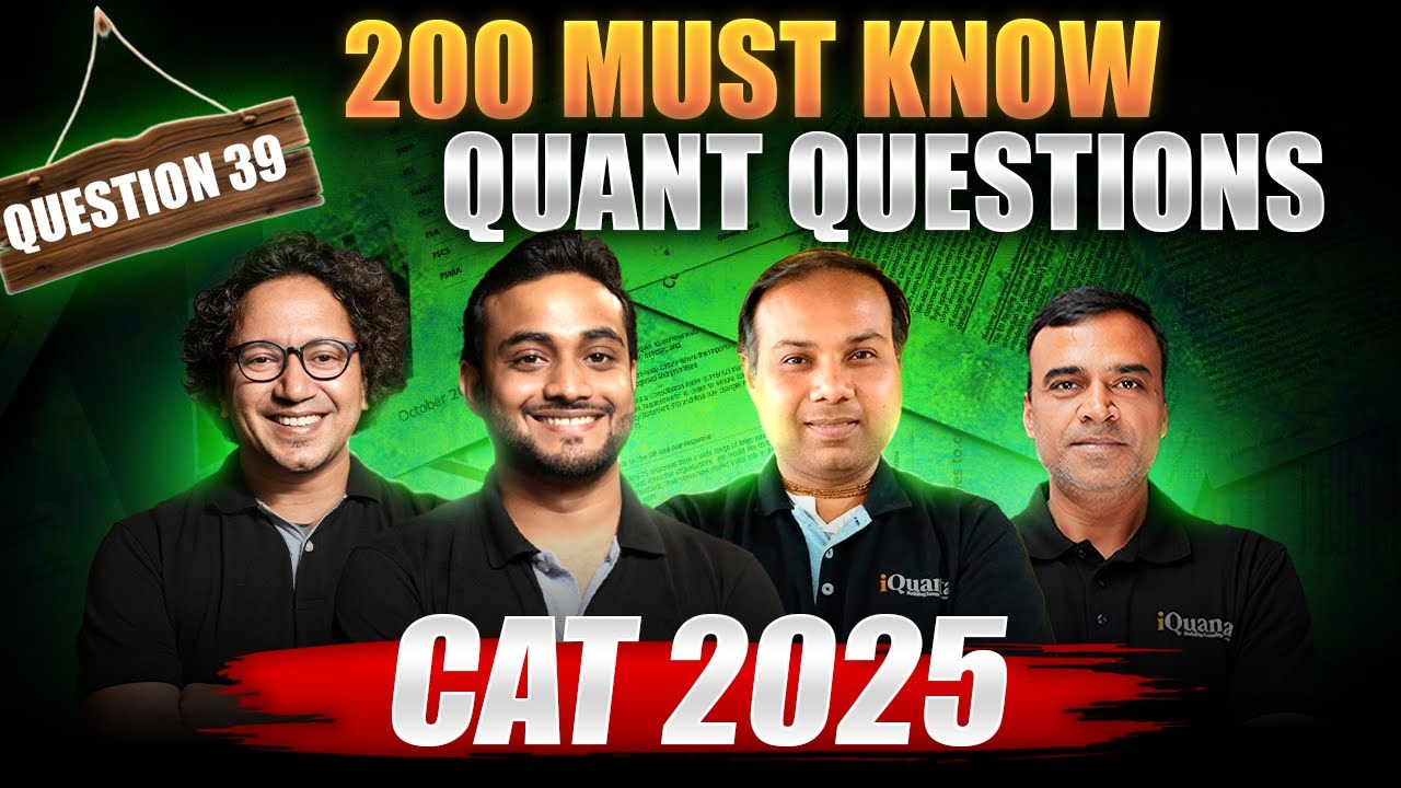 Q - 39 | Arithmetic | CAT Quants Practice | 200 Most Important Quant ...