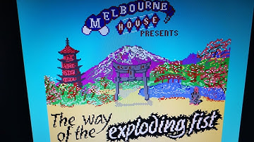 Way of the exploding fist, Fist II and IK+ on the commodore 64