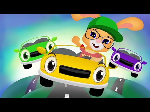 СБОРНИК мультиков про МАШИНКИ 🚙🚗 Песенки для детей🎶 кролик Бобо🌈