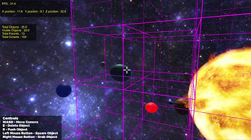 Octree Simulation Project (Solar System)