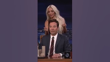 #KimKardashian gives Jimmy a face massage with her new #SKKN products 😂 #shorts