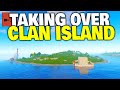 I survived a week on a massive clan island as a solo  rust