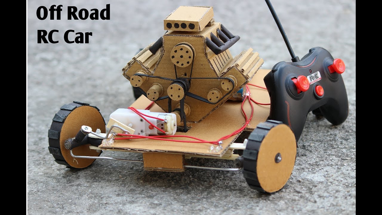 How To Make Off Road Remote Control Car RC Car Very Simple YouTube