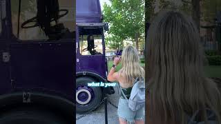 Asking the Harry Potter Knight Bus Driver to Take Me Home😂 #shorts
