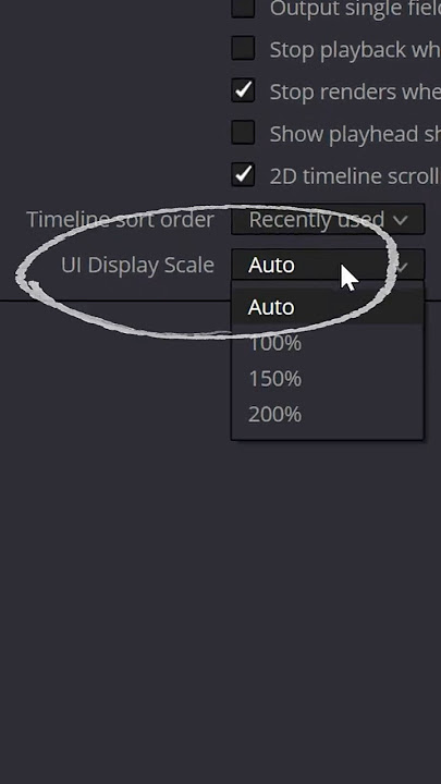 INCREASE the Display Size - DaVinci Resolve for NOOBS! - Tip #34