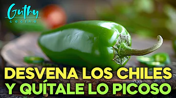 ¿Cómo hacer que los chiles picantes sean menos picantes?