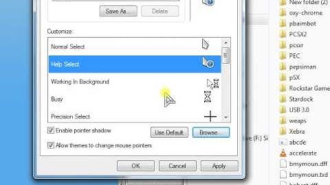 Windows 7 - Download and install a cursor