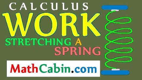 ⚗️Work Done Stretching a Spring problem ! ! ! ! !