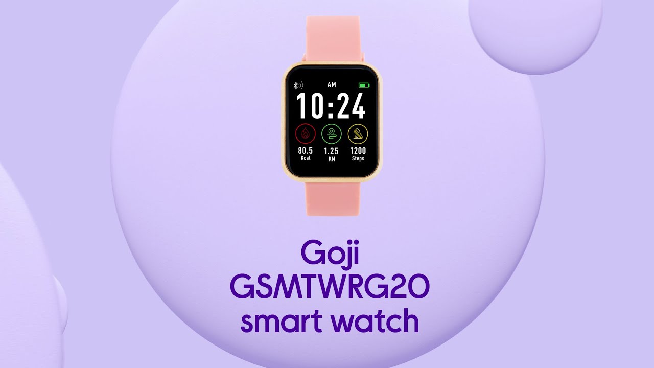 geni Stænke foredrag Goji GSMTWRG20 Smart Watch - Rose Gold, Medium | Product Overview | Currys  PC World - YouTube