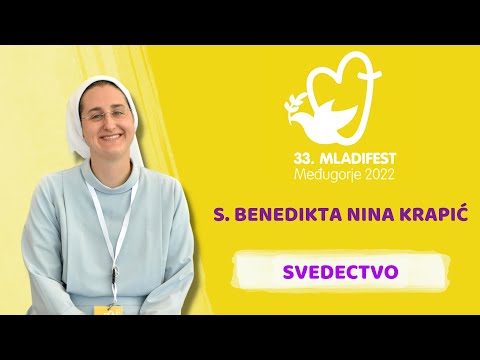 33. MLADIFESTE SVEDECTVO: Sestra Benedikta Nina Krapić