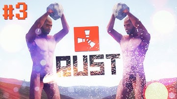 Выживание в Rust Experimental #3 - МУЖИКИ ТРОГАЮТ ДРУГ ДРУГА ЗА ТОПОРЫ