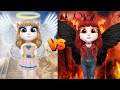 My talking angel Angela😇 vs Devil Angela 😈