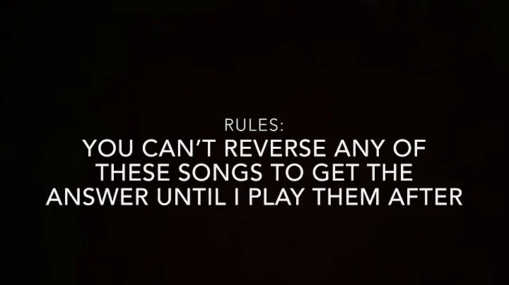 Guess the emo song in reverse( for CrankThatFrank?)