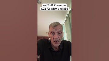 eml2pdf Konverter Version 1.02 ARM und x86 Docker