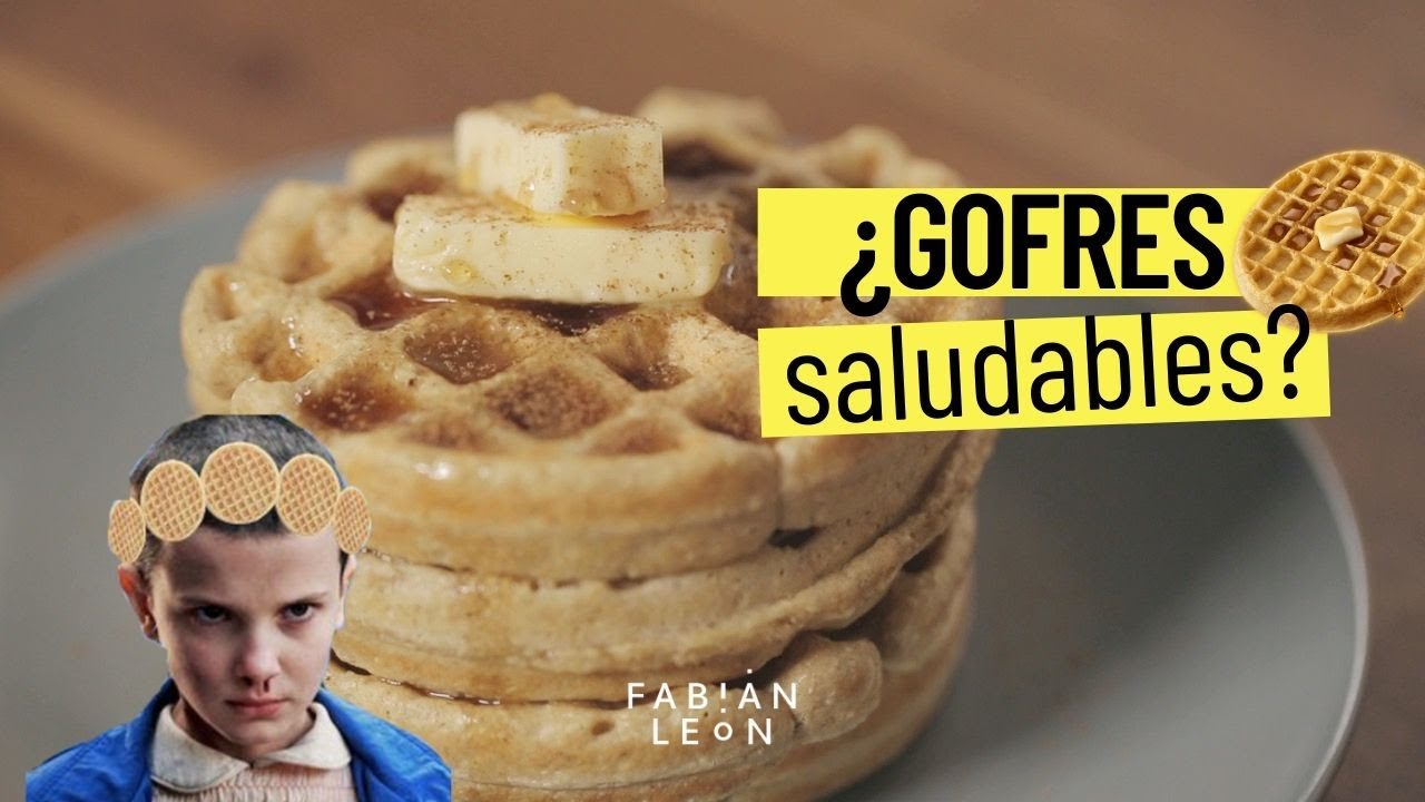 WAFFLES SALUDABLES | Gofres caseros SIN AZÚCAR