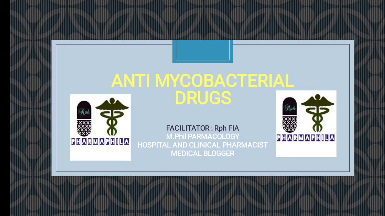 Anti Mycobacterial Drugs PART 1 | Anti TB Drug | isoniazid Rifampicin pyrazinamide Ethambutol