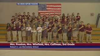 The Pledge Robert E. Lee Elementary: Mrs. Preston, Mrs. Winfield, Mrs. Caffman 3rd Grade