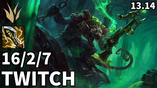 Twitch Jungle vs Rengar - EUW Master | Patch 13.14