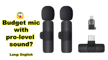 K9 Draadloze Microfoon Review 🔥 | Beste budget 2-in-1 microfoon voor YouTube 🎤 | Geluidstest + Un...