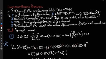 [PT&S] Correlation Matrices Properties