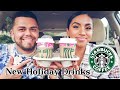 STARBUCKS HOLIDAY DRINKS REVIEW! | Stephanie Giselle