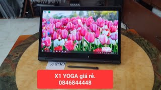 Lenovo Thinkpad X1 Yoga, i7, 8650, ram 16, ssd 1Tb, 14in 2K cảm ứng kèm bút. 0846844448#laptop