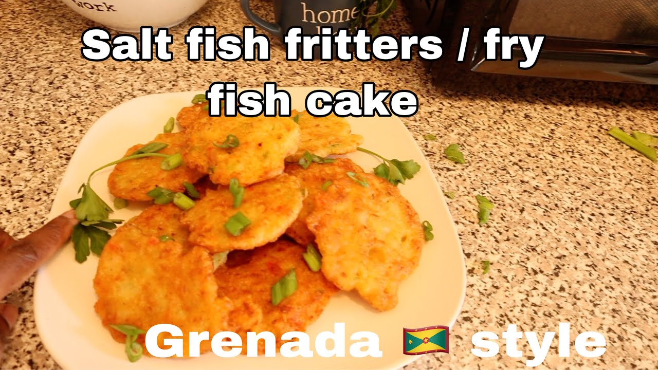 FRY FISH CAKE / SALTFISH FRITTERS...JUICING AND MAKING SOME REALLY GOOD FRY SALTFISH CAKES