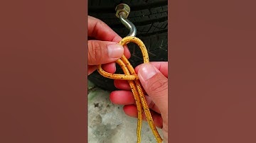 Bull hitch tying/ Idea for you of Tying rope knot#83
