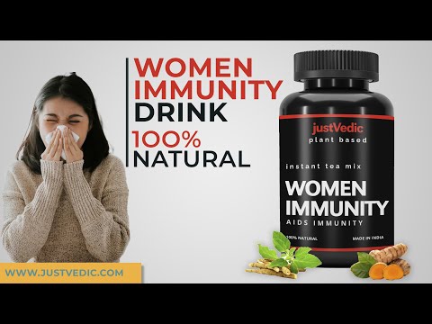 Justvedic Women Immunity Drink Mix for Immunity, Anti-Inflammation #justvedic #womenimmunity